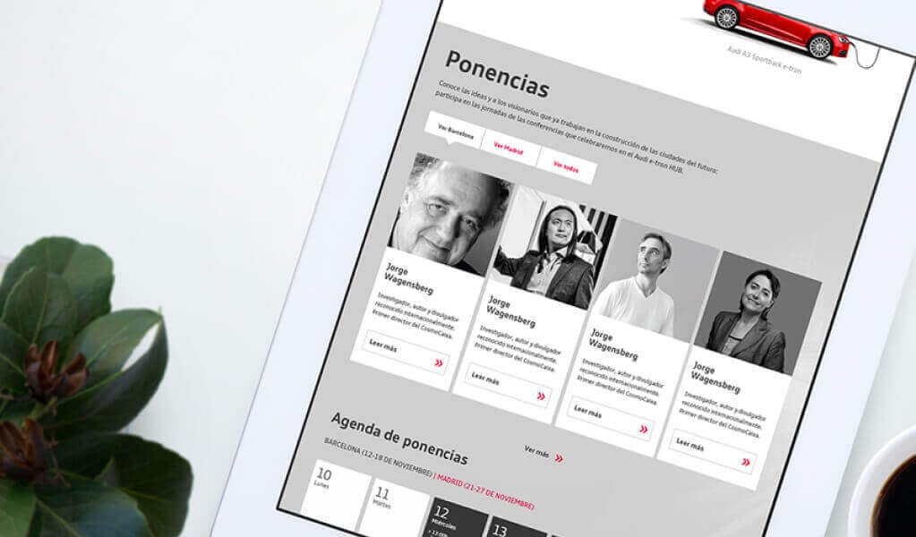 Segunda imagen del proyecto e-tron - Digital Strategy