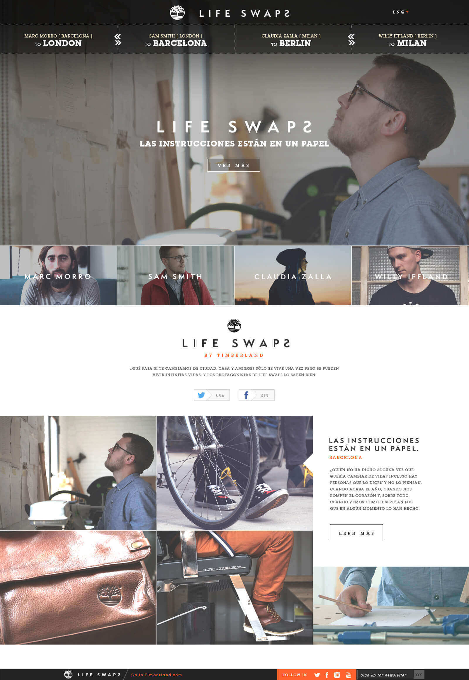 Imagen del proyecto lifeswap - Más Allá de las Fronteras con Timberland