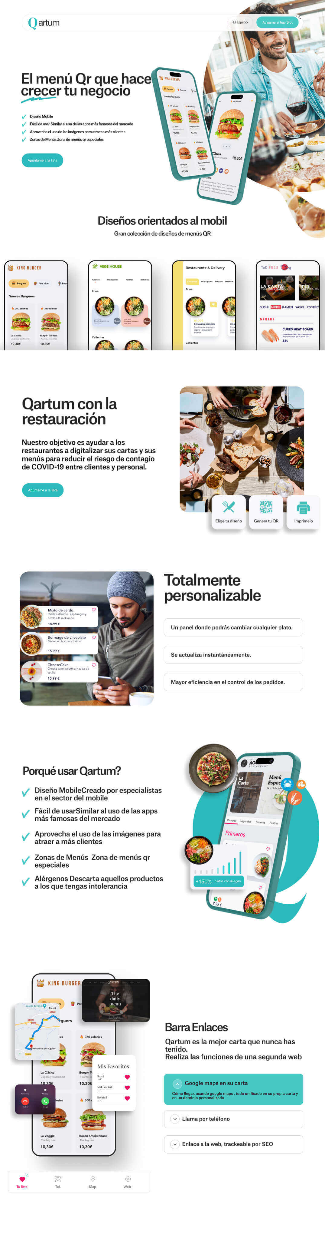 Imagen del proyecto qartum - Una Solución Innovadora para Restaurantes